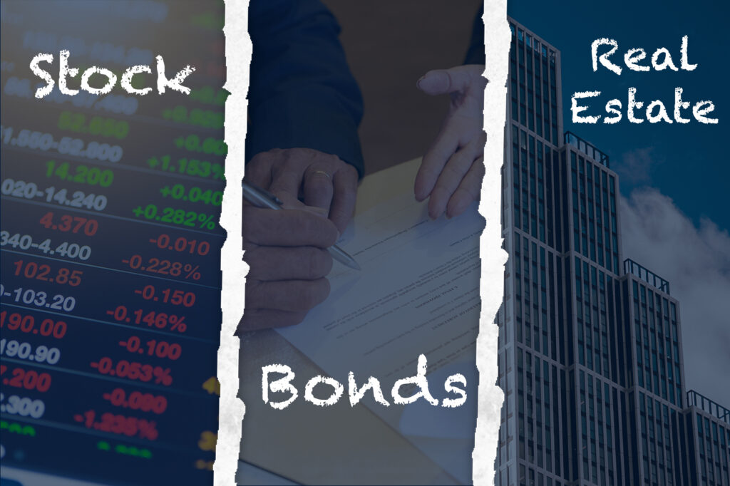 Comparison of Stocks vs. Bonds vs. Real Estate Investments